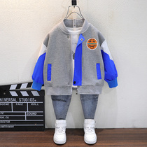 Boys Spring Jacket 2022 new Chinese children children Korean version of baseball costume handsome little boy topboard