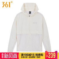 361 Degrees Womens Sportswear Sportswear 2022 Spring New 361 Light Slim Fit Breathable Speed Dry Sunscreen Jacket 2602