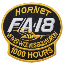 Embroidery labeling embroidery chapter armband velcro United States F18 hornet badge personality backpack labeling can be customized