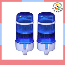 New Bird Automatic drinking fountain blue feeder bird cage utensils parrot water box anti-leakage big and small blue