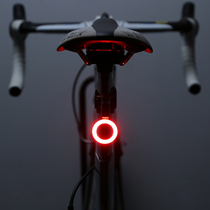 Bicycle taillights USB charging night riding LED highlight warning flash mountain road bike equipment accessories taillights