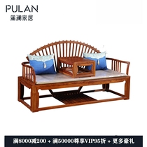 Floral wood Rosewood Bed in Ming style New Chinese red wood percentile Hedgehog Purple Sandalwood Red Wood Supear Kyocera Porcelain Furniture