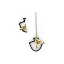 JLINN New Time Out Orchid Asymmetric Headpin Borack Dual-use Personality Smart Star