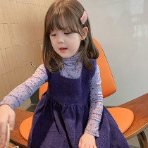 next sara girl dress 2021 New Spring childrens clothing childrens foreign style skirt