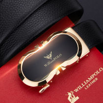 Belt Man Genuine Leather Automatic Buckle Head Layer Pure Cow Leather Young Pants With Fashion Casual Pants With Trend Paul Belt