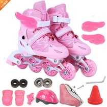 Roller Skates Children Flow Skates Children Full Set Flash Sweat Roller Skates Boys Girls Adult