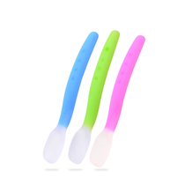 Nuby Nuby baby baby childrens silicone soft spoon soft spoon (with portable box) baby tableware