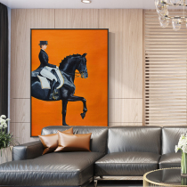 Modern minimalist light luxury entrance decorative painting Nordic living room background wall hanging painting American aisle corridor mural