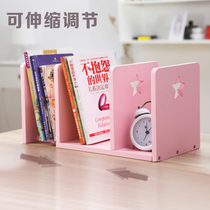 stretchable small bookcase desktop shelf creative desktop organizer office desk storage shelf simple bookcase student