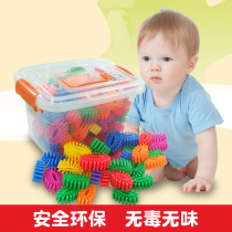 Bals hot sale childrens plastic early education Enlightenment puzzle gear building block intellectual desktop toy