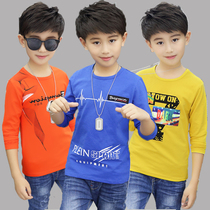 Boy long sleeve T-shirt 2021 new spring and autumn ten years old 4 base shirt 5 cotton 6 T-shirt 7 children 8 Top 12