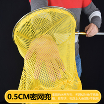 Plus coarse solid stainless steel Transcript head 8mm Universal screw bailing fish fine mesh pockets fishing portable gear accessories