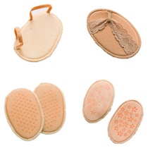 Socks womens ultra-thin half-piece silicone sweat-absorbing non-slip feet sweat-absorbing high heels summer seamless half-palms super shallow boat Socks