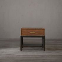 Tao home Eero side a few American simple living room furniture corner coffee table with drawer locker side cabinet