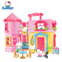 hello kitty hello kitty Town Warm Home Happy Home Princess House Girls Play Home Toys