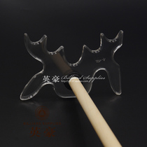Billiard rack rod imported acrylic billiard rack rod head Snooker black eight nine ball multi-function rack rod head