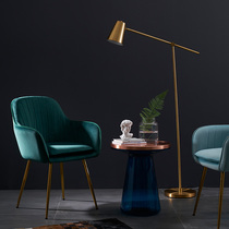 Nordic Ins Chair Mesh Red Backrest Velvet Bench Home Light Lavish Metal Dining Chair Minima Medecor Makeup Modern Chair