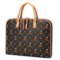 Womens portable Korean version of business office a4 file bag computer bag for Apple 13 3 inches Huawei 14 Lenovo Xiaoxin 15 6 Xiaomi pro shoulder crossbody computer bag Good-looking briefcase