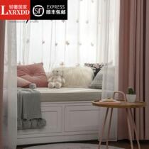 LXRXDD mimicked cashmere rice yellow floating window pad custom tatami mat tatami cushion aligned order