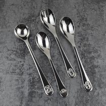 316 stainless steel childrens eating spoon baby learning to eat training spoon cute cartoon baby food supplement feeding spoon