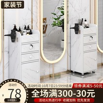 Barber shop tool cabinet hair salon special tool table Hair Salon Salon drawer type mirror table cabinet small hair cutting Cabinet