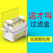 Aquarium water-free filter top drip box water curtain filter box fish tank built-in Upper small sink