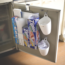 Japan imported white hanging mini storage basket small storage barrel pen container toothbrush storage mini trash can