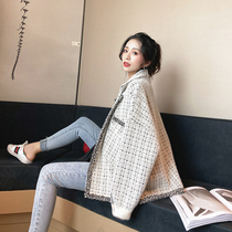 Short sweater jacket female cardigan spring and autumn small imitation mink velvet autumn and winter new loose sweater lazy wind