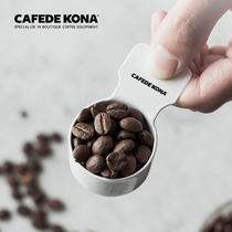 Cafde KONA TSUBAME Japan imported coffee measuring bean spoon enamel 10g coffee spoon