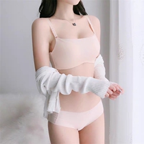 Sunlingerie schoolgirl No steel ring wrapped in chest adjustment Type of anti-walking light Sexy without marks and smeared with bra thinner