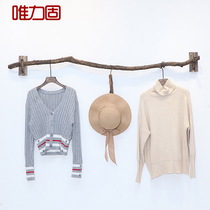 Branches Men's Clothing Shop Display Rack Wall Hanging Clothes Rack Front Exhibit Rack Women's Shop Shelf Kids' Clothing Hooks