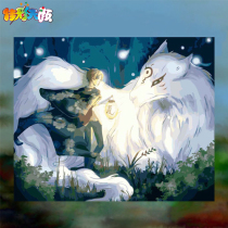 Jiaying Tianyang Diy Digital Oil Painting Character Cartoon Anime Summer Account Friends Painting Decompression Hand Painting Decorative Painting