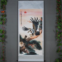 New products Chinese framed calligraphy and painting Celebrity Hung Painting China National Painting Rural Foyer Decoration Painting Grand Eagle A Pine