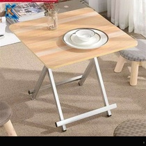 Rectangular table folding combination table and chair wooden table table table small apartment long table
