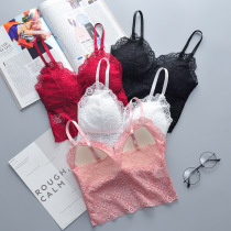 Ice-silk unscratched underwear Polymers thickened small breasts display large latex chest cushion merry-back harnesses vest to smear the bottom summer