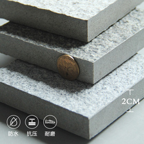 Engineering tiles Outdoor commercial space floor tiles Litchi surface sesame white ash fire board floor paving quartz stone villa