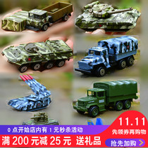 Military vehicle tank T90 Children alloy car Military Model Toy tank Jeep Armored vehicle truck