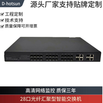 Upgraded Gigabit 4 optical 4 electrical 100 megabytes 24 optical all optical fiber converged intelligent managed optical fiber ring network switch