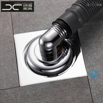 Washing machine floor drain special joint three-way drainage sewer pipe deodorant and overflow water toilet cover two-in-one