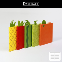 Hong Kong Daycraft Degef cute hipster fruit series A6 horizontal line notebook notepad hand account book interesting children carry this gift