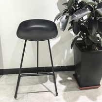 Nordic modern light luxury bar front desk chair home iron tall chair bar chair bar chair simple backrest high stool
