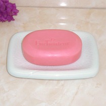 Great promotion ceramic large soap box soap dish handmade soap tray light blue dark grain laundry soap rack