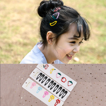 Korean Baby Hairclip Baby Child Hairpin Shatter Liu Seclip Girls Side Clip Hair Accessories BB Clip Women Cute Headwear