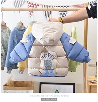 Baby winter cotton coat coat boy thick down cotton jacket baby spring and autumn clothes