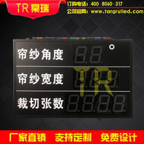 Customized PLC docking electronic signage red green and yellow LED display 8421 code input ProfiNet Ethernet