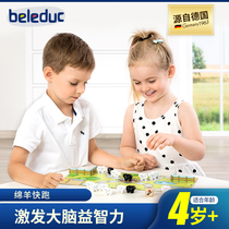 Germany beleducation Sheep Run 4-5-6-7-8-year-old children table game puzzle early education creative gift