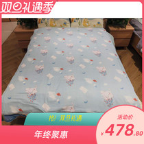 Full cotton era Early childhood quilt cover by core air play Forest small lion flower fairies 120 * 150cm