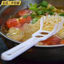 Japan KM Kitchen Scoop spoon Western food Scoop Spoon Italy Face Spoon Anti Slip Noodle Scoop CREATIVE INSTANT NOODLE
