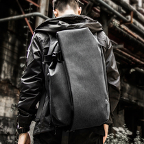 Trend leisure sports backpack male personality college students simple schoolbag large capacity travel computer backpack mens bag