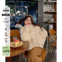 Versailles 2022 new network red young lavish fur palace female fox fur coat female winter